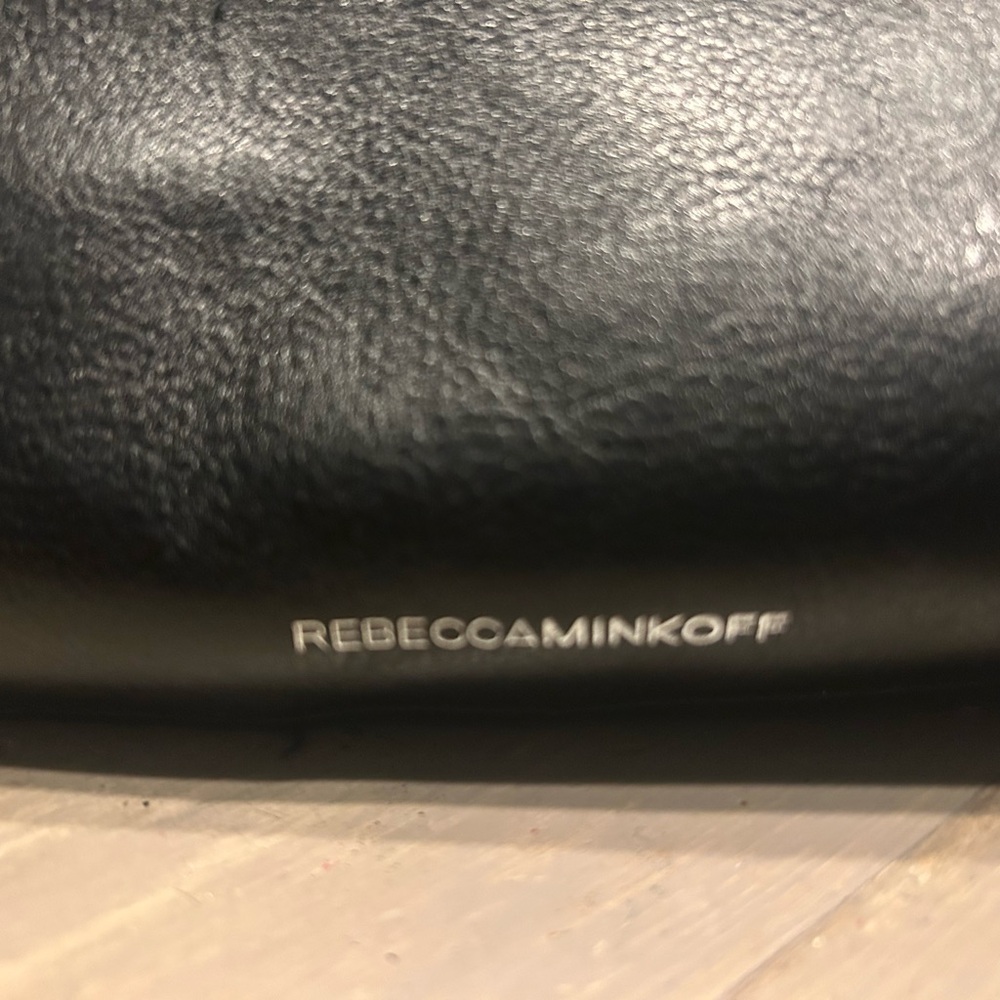 Rebecca Minkoff Black Quilted Chain Shoulder Bag - Picture 9 of 10